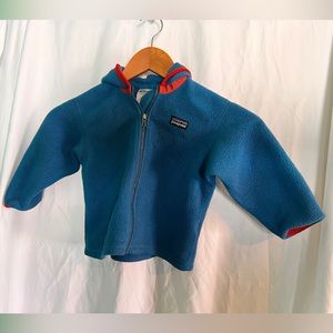 Patagonia 24 Month Blue Zip Hooded Jacket